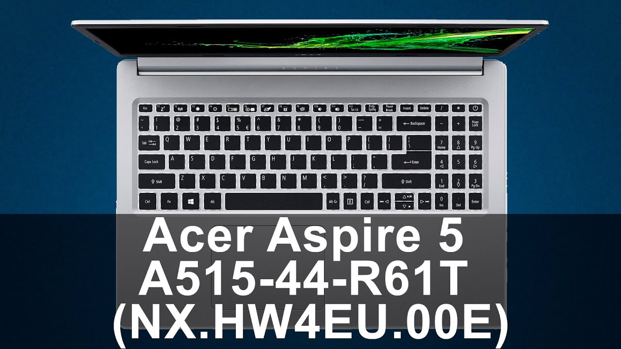 Распаковка Acer Aspire 5 A515-44-R61T (NX.HW4EU.00E)