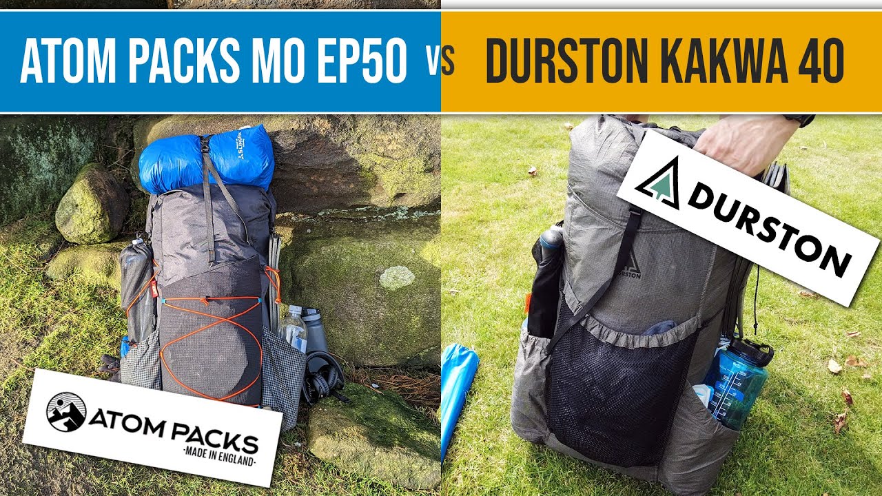 Durston Kakwa 40 против Atom Packs The Mo EP 50 / The Prospector EP50 | Сравнение рюкзаков