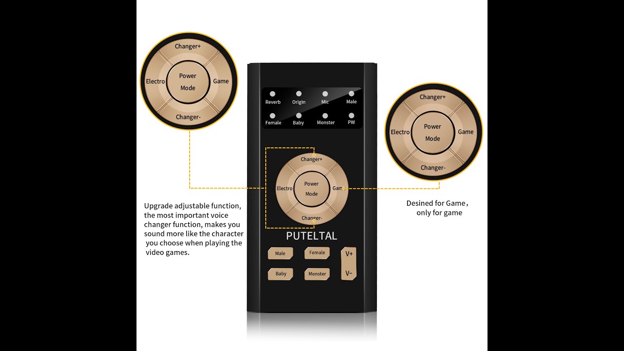 How to setup PUTELTAL 2021 voice changer