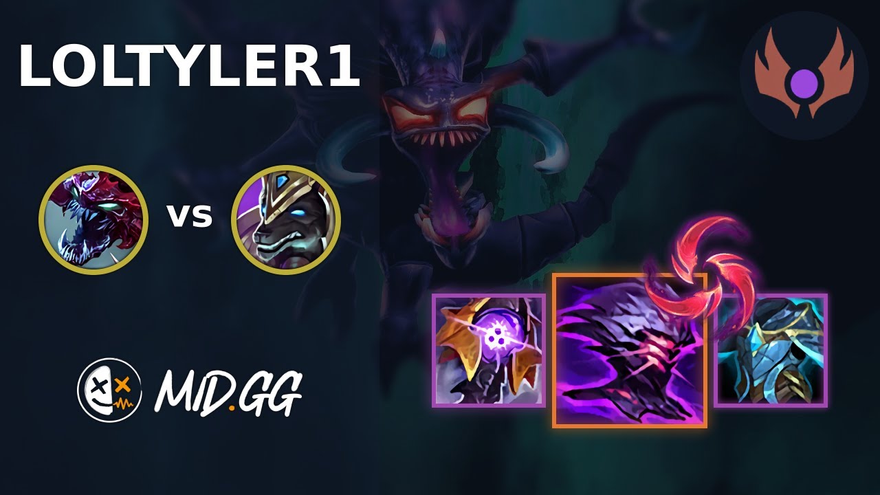 MID.GG: [ loltyler1 ] Cho'Gath TOP vs Nasus | NA MASTER | LOL Season 2025