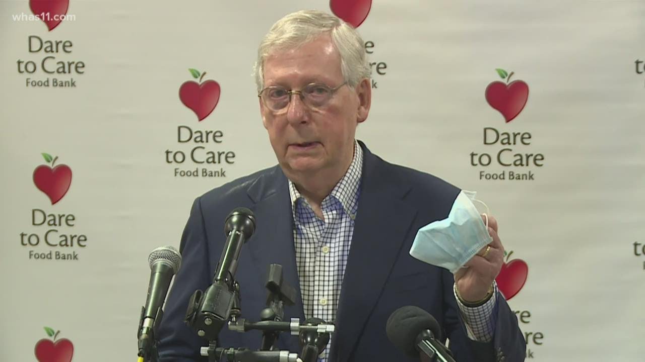 McConnell talks second stimulus package, importance of masks