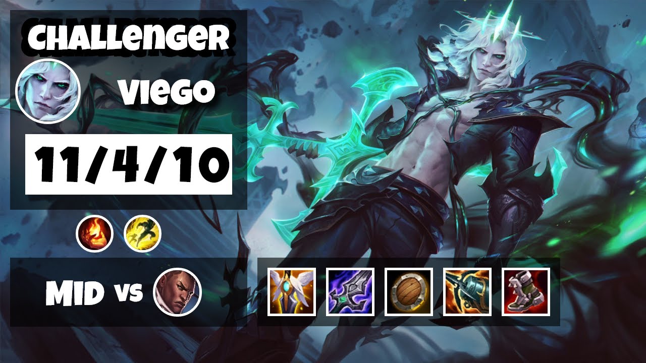 Viego vs Lucian KOREAN Challenger MID (11/4/10) - v11.8