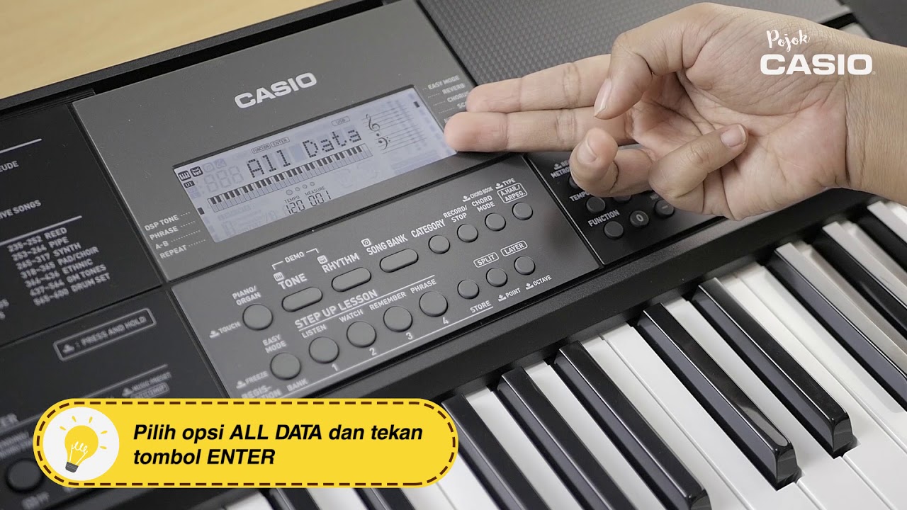 Tutorial Insert Indonesian Rhythm Packs CASIO CT-X800