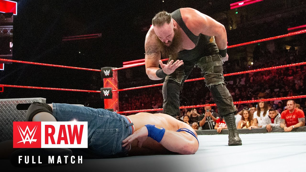 ПОЛНЫЙ МАТЧ: Джон Сина против Брона Строумана: Raw, 11 сентября 2017 г.