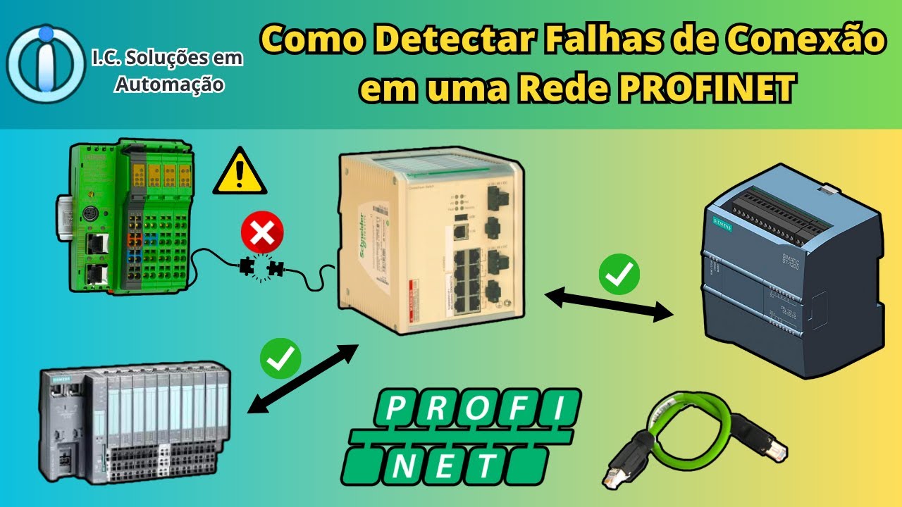 Como Detectar Falhas de Conexão em uma Rede PROFINET