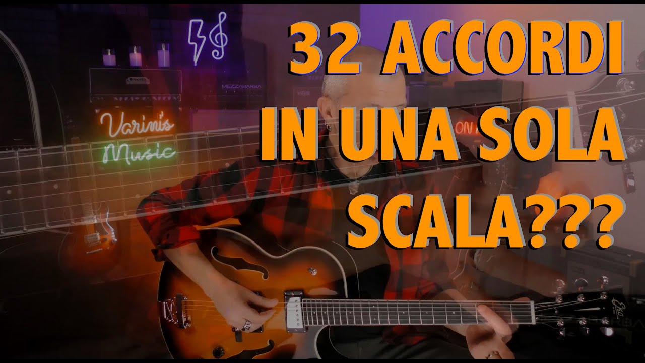 pi&ugrave; di 32 Accordi in una scala? la scala Diminuita Rivelata! - Massimo Varini