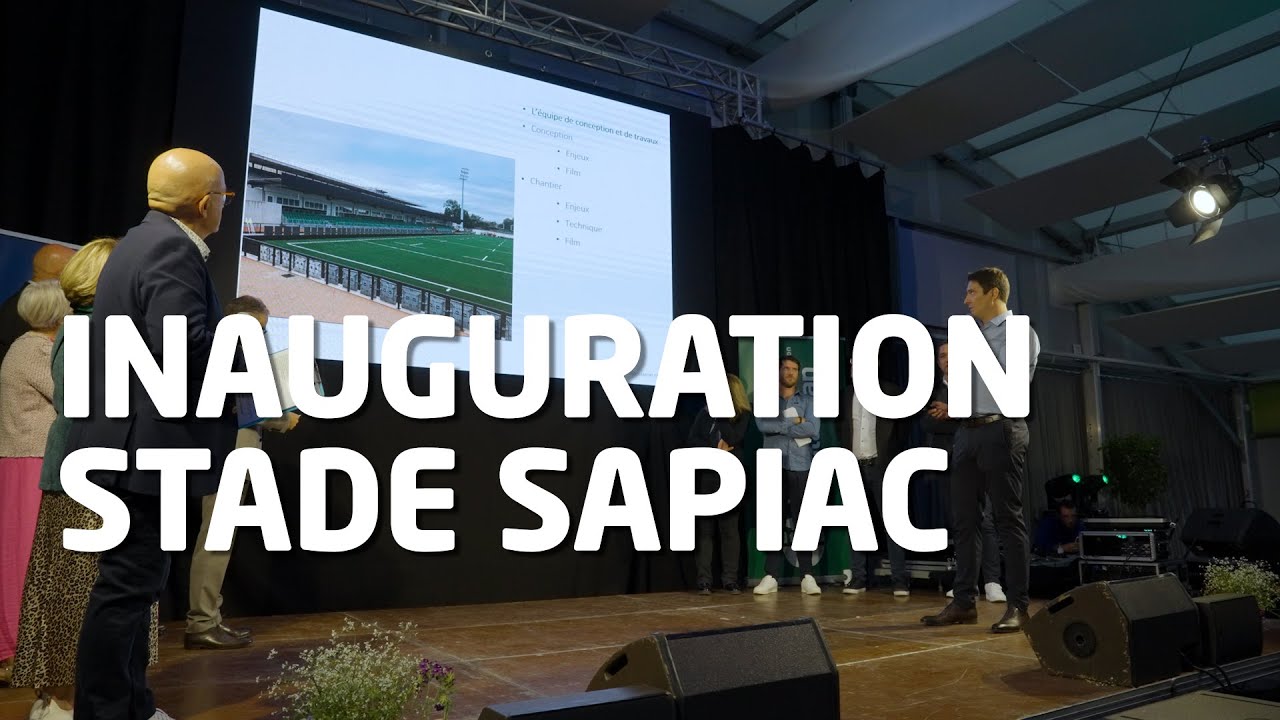 Inauguration du stade de Sapiac