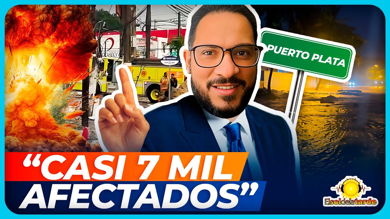 DOS TRAGEDIAS EN PUERTO PLATA: LLUVIA Y EXPLOSIÓN