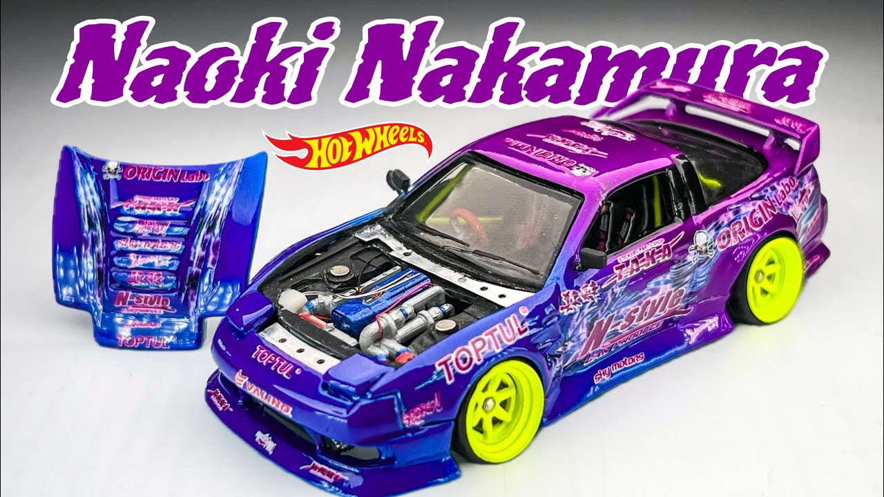 Naoki Nakamura’s Nissan 180SX D1 Japan Hot Wheels Custom