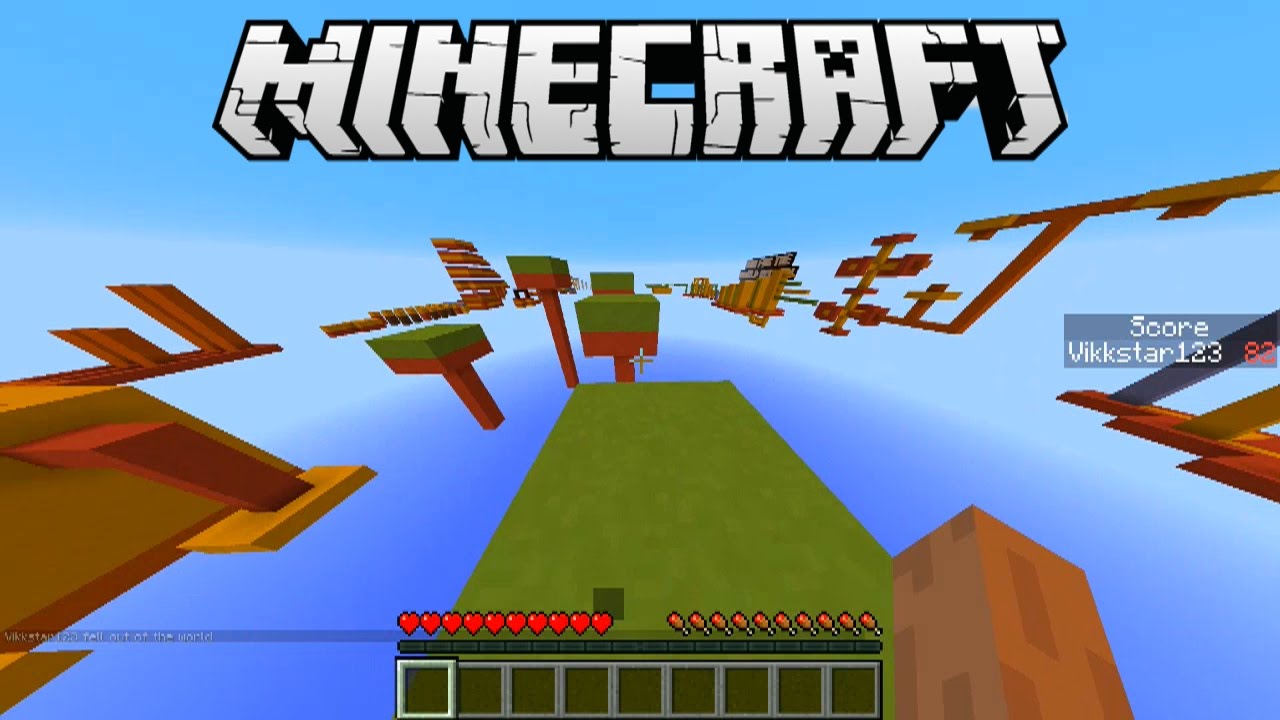 Minecraft HIGHSCORE CHALLENGE PARKOUR with Vikkstar