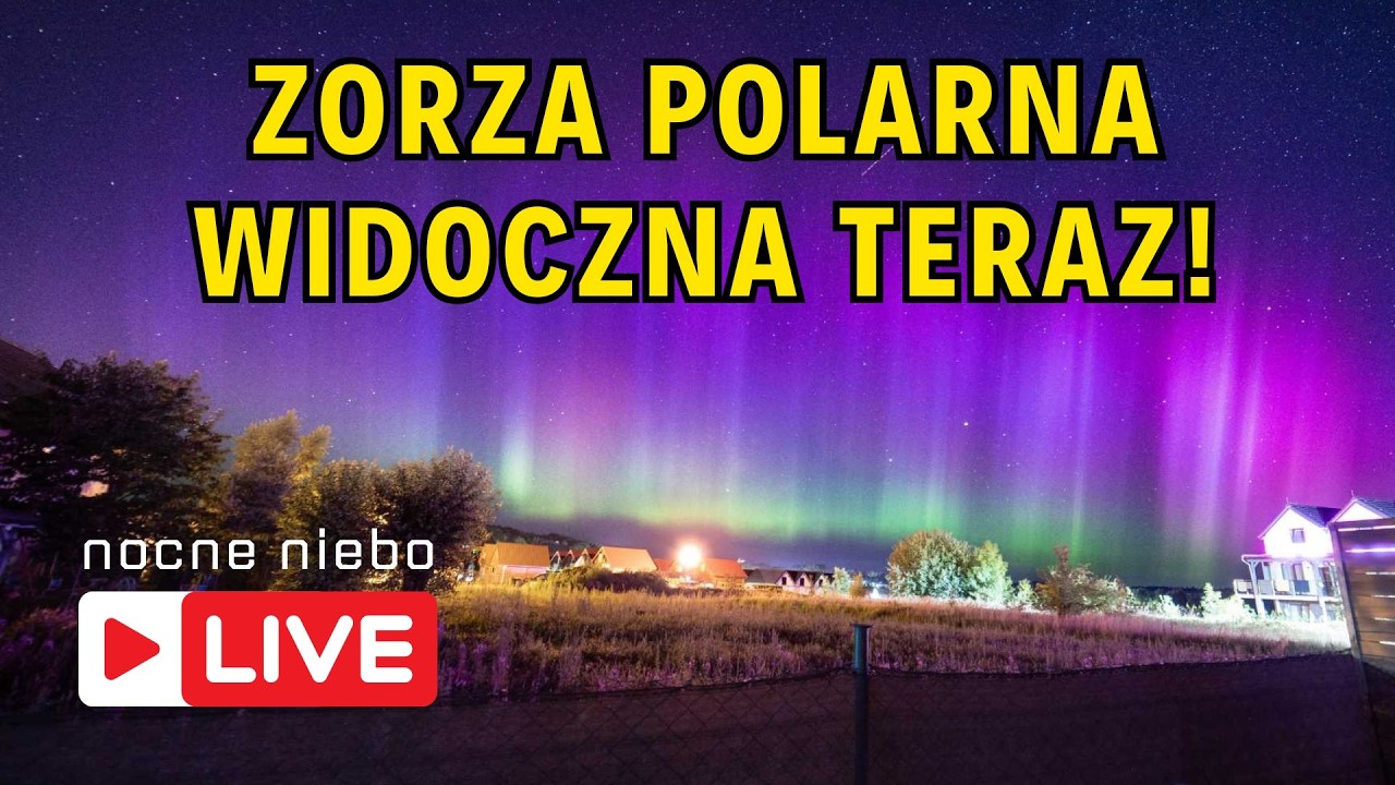Zorza polarna widoczna z Polski - są już zdjęcia! - Nocne Niebo Live