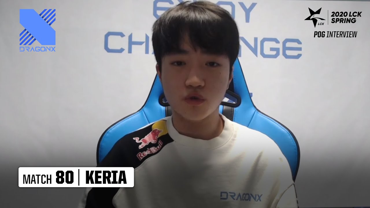 Keria 인터뷰 | DRX vs 담원 | 04.10 | 2020 LCK 스프링