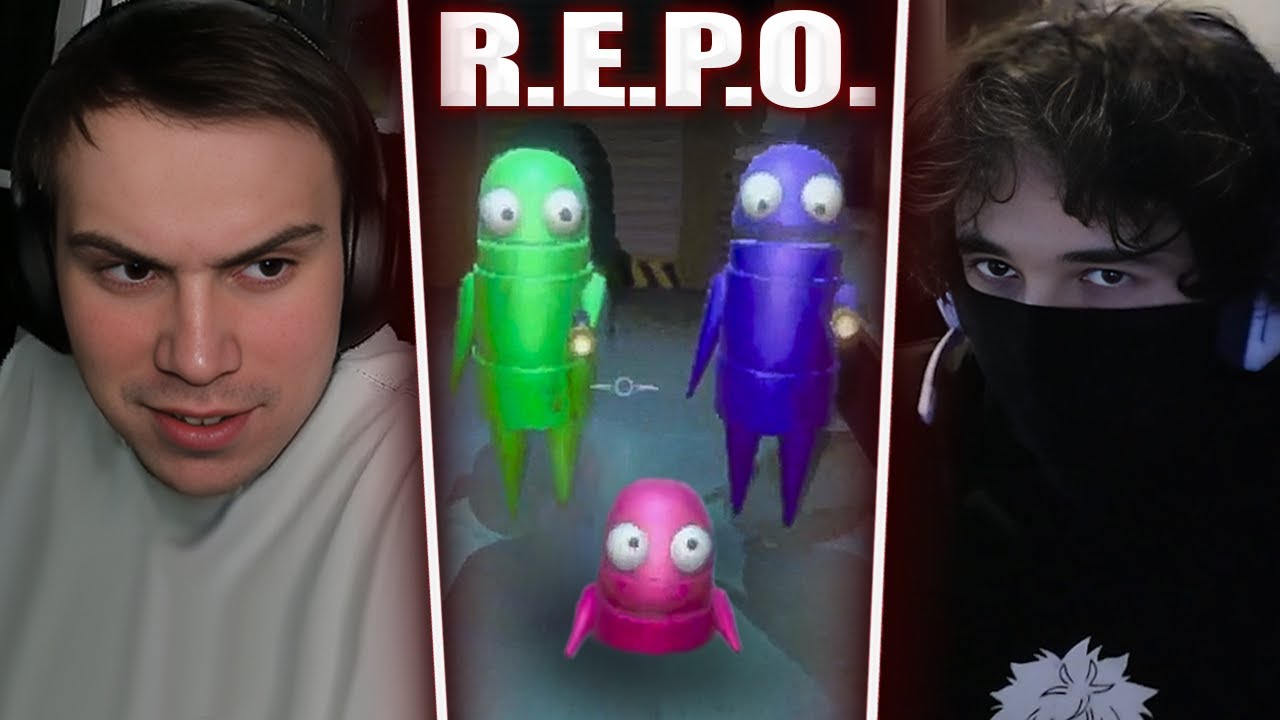 ГЛЕБ ИГРАЕТ в R.E.P.O. (Ростик, Лиза, Танкзор) | Sasavot