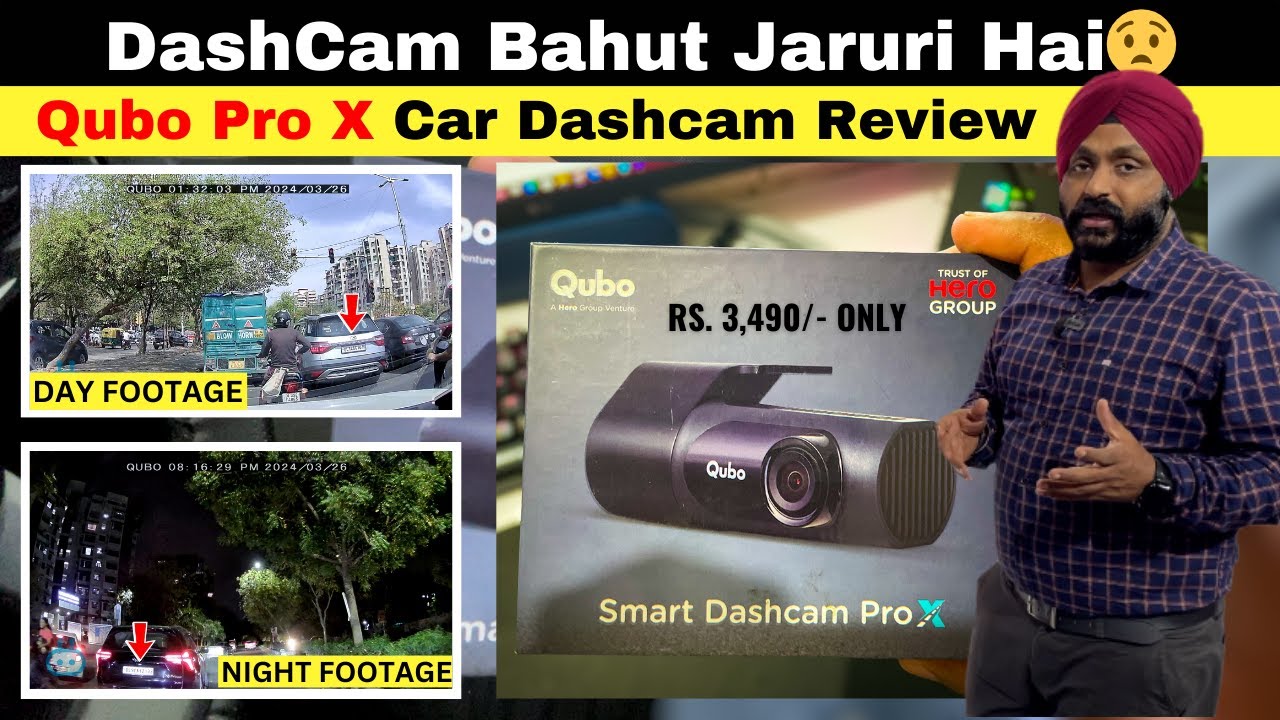 Dash Cam Bahut Jaruri Hai😧| Qubo Car Dash Cam Pro X Review | Best Budget Dashcam under Rs 3500/-