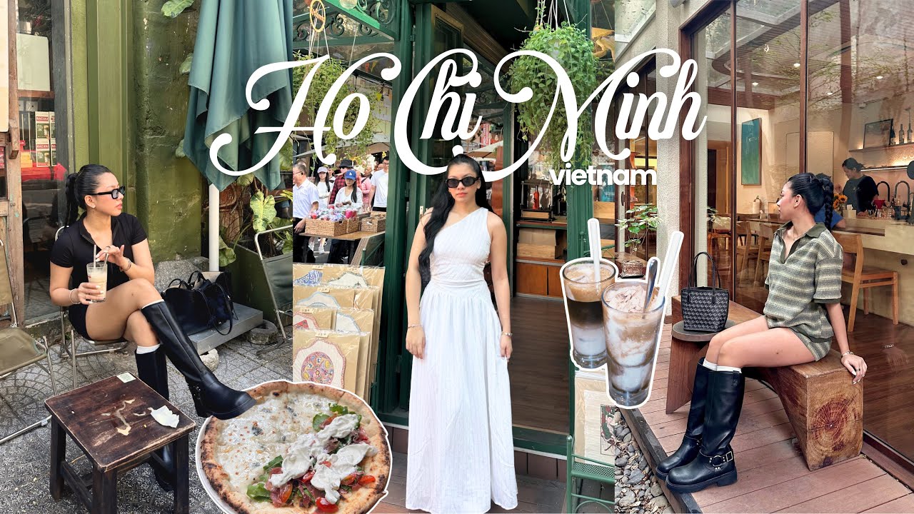 VIETNAM VLOG 🇻🇳 3 days in ho chi minh, cafe hopping, best places to eat, & shopping!