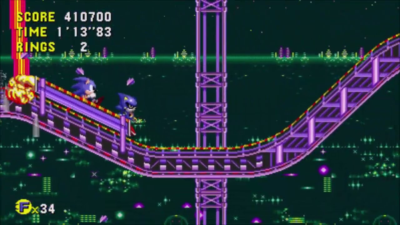 Sonic The Hedgehog CD - Parte 9 - Corrida nas Alturas