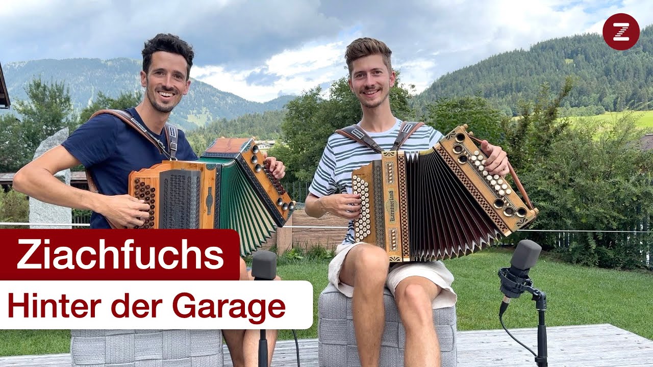 Hinter der Garage 😘🎶 - Steirische Harmonika