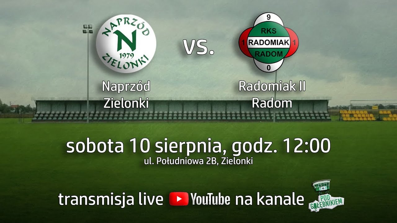 Naprzód Zielonki - Radomiak II Radom 1 kolejka V Ligi gr. mazowiecka II 24/25