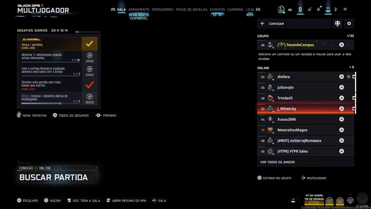 BO7 Multiplayer Live - Primeira de 2026