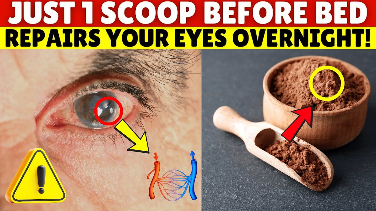 SENIORS: Eat THESE 8 Foods Before Bed To REPAIR Your Vision During Sleep
