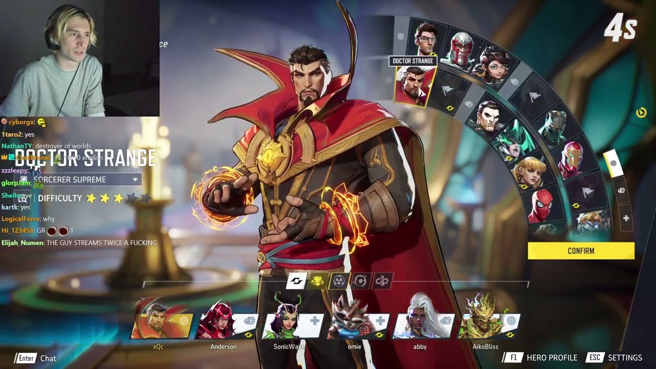 xQc plays Marvel Rivals - MAY 11 2024