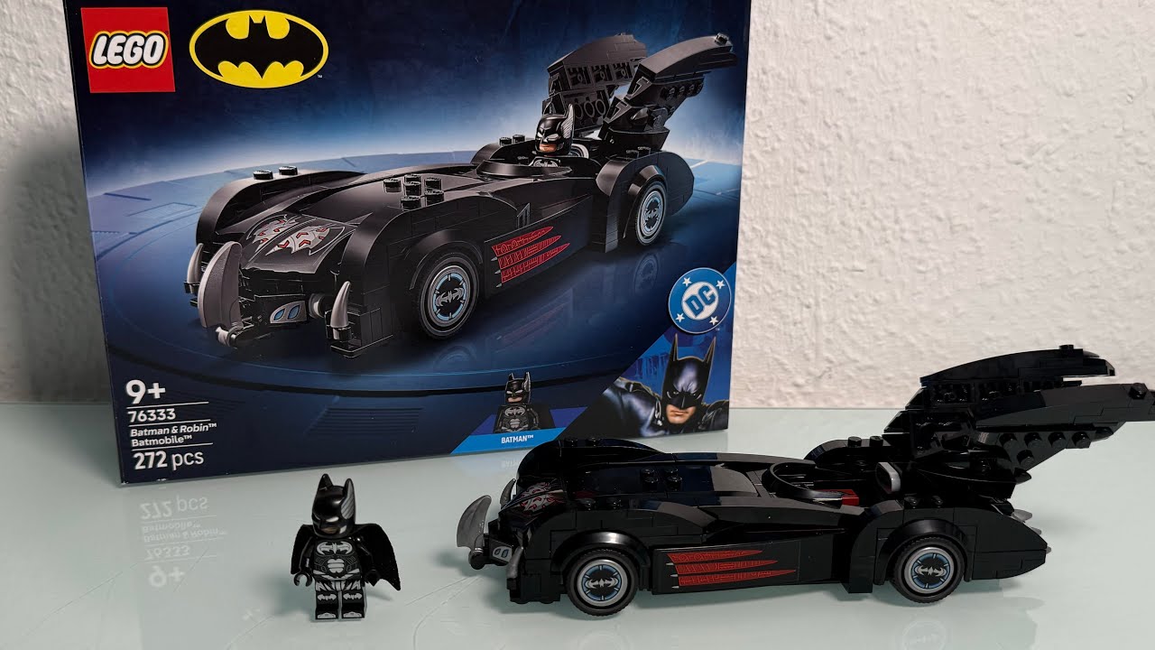 NEUE Lego Batman 76333 Batman & Robin Batmobil