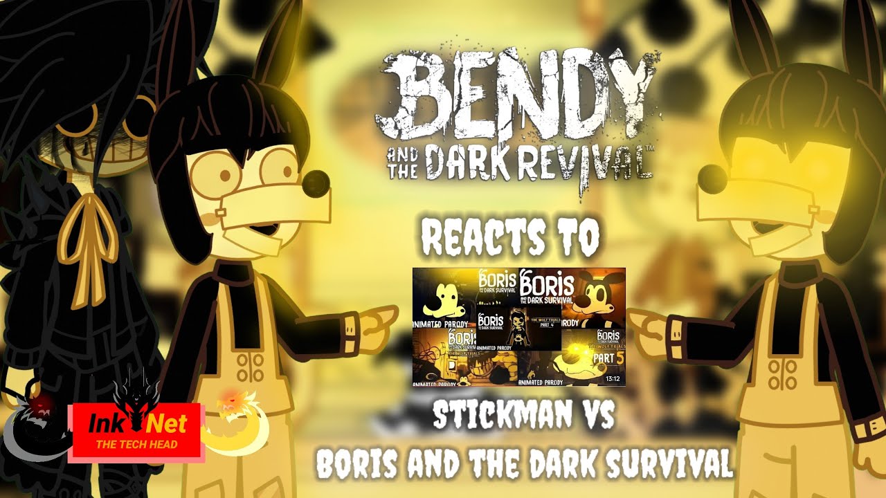 BATDR REACTS TO STICKMAN VS BORIS AND THE DARK SURVIVAL/[BATIM/BATDS/BATDR]/PART 1 ?/