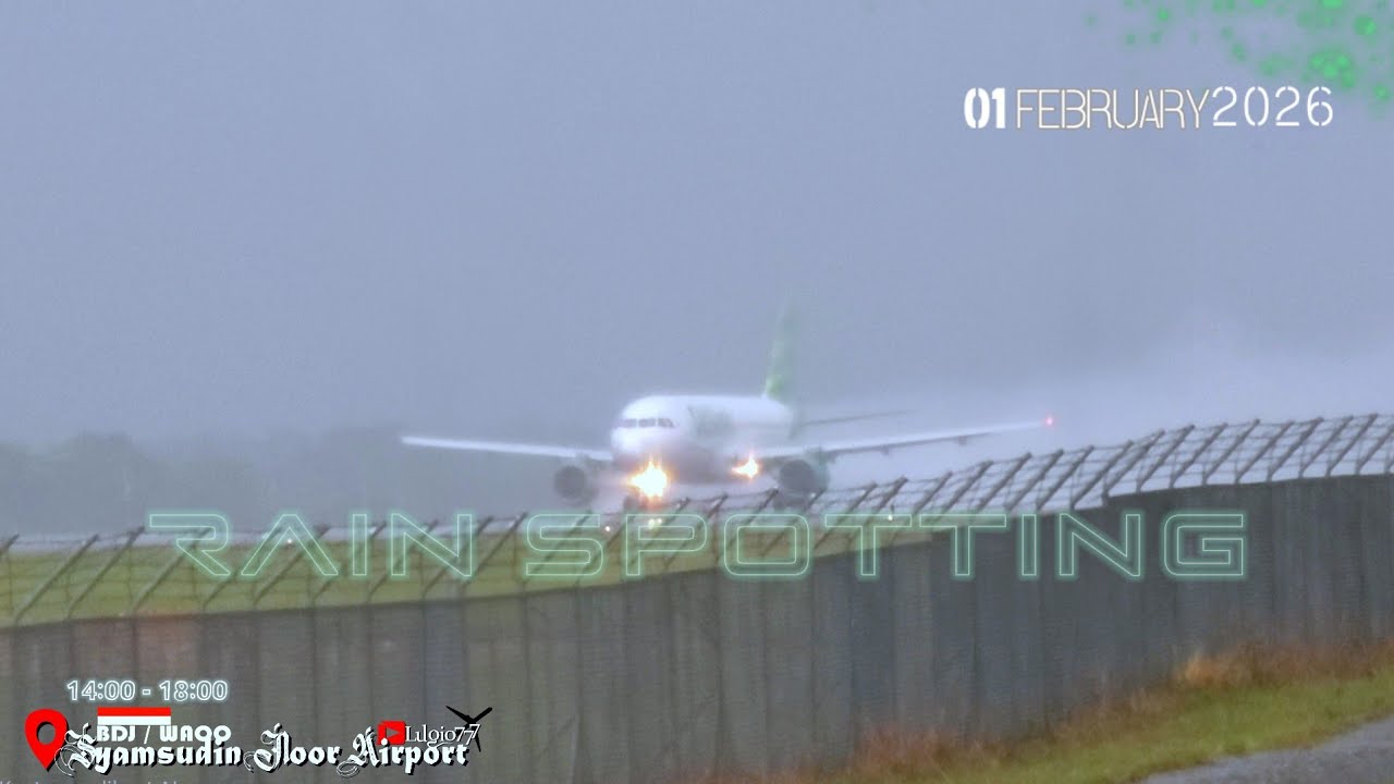 Planespotting Syamsudin Noor Banjarmasin Airport BDJ/WAOO 1 February 2026