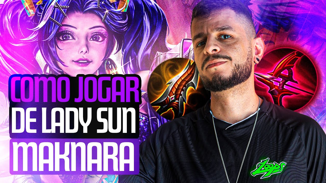 COMO JOGAR DE LADY SUN NO HONOR OF KINGS | TUTORIAL COMPLETO