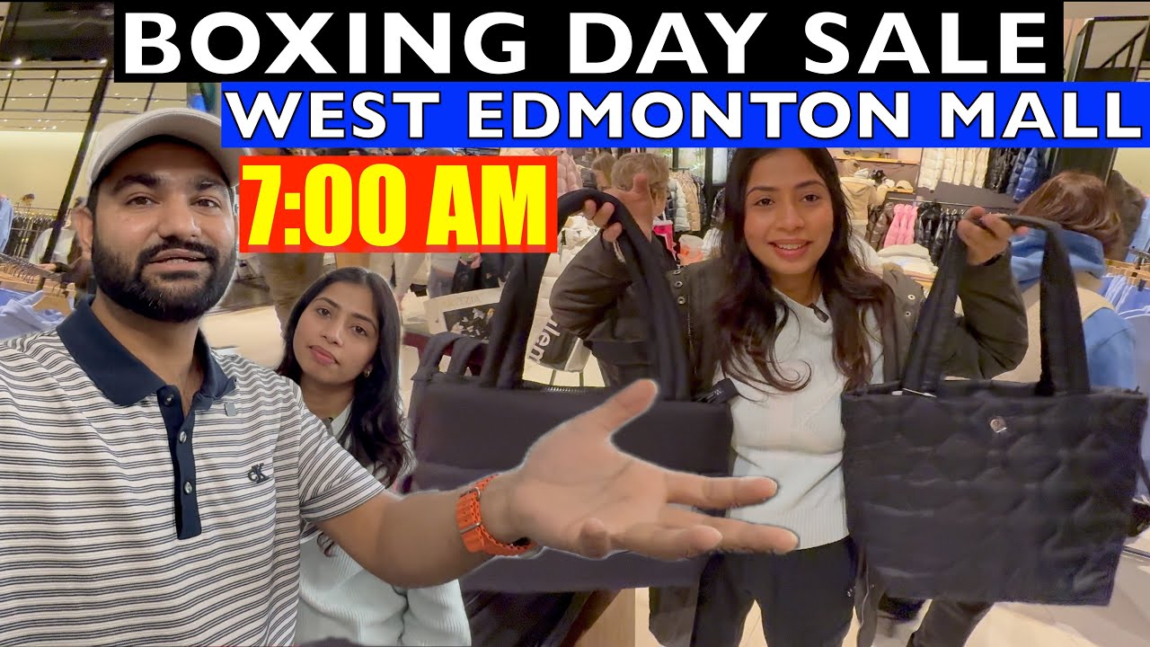 ਸਵੇਰੇ 7 ਵਜੇ EDMONTON ਵਿਚ BOXING DAY ਦਾ ਕੀ ਹਾਲ ਸੀ | #ramanvlogs #edmontonvlog #canadavlogs#familyvlog