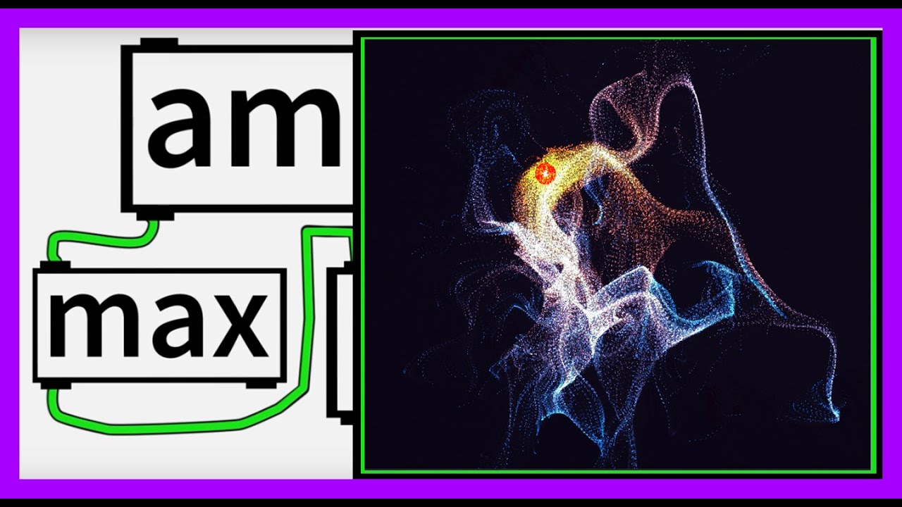Particles System  in Max/MSP Series | 05: Noise 3D Flow Field with [jit.bfg]