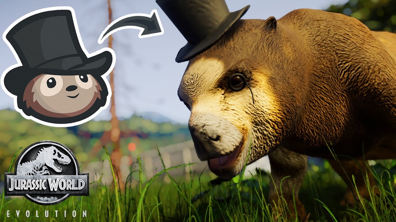 I'M IN EVOLUTION! Giant Ground Sloth - With BIS Skin! | Jurassic World Evolution Mod Spotlight