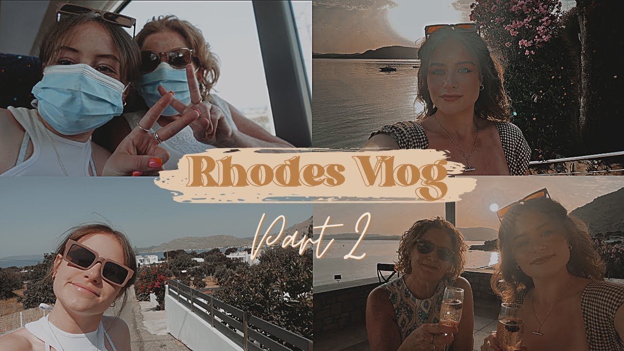 Pefkos & Lindos, Rhodes Holiday Vlog | Travel Vlog to Greece | Beach Days, Restaurants & More | 2022