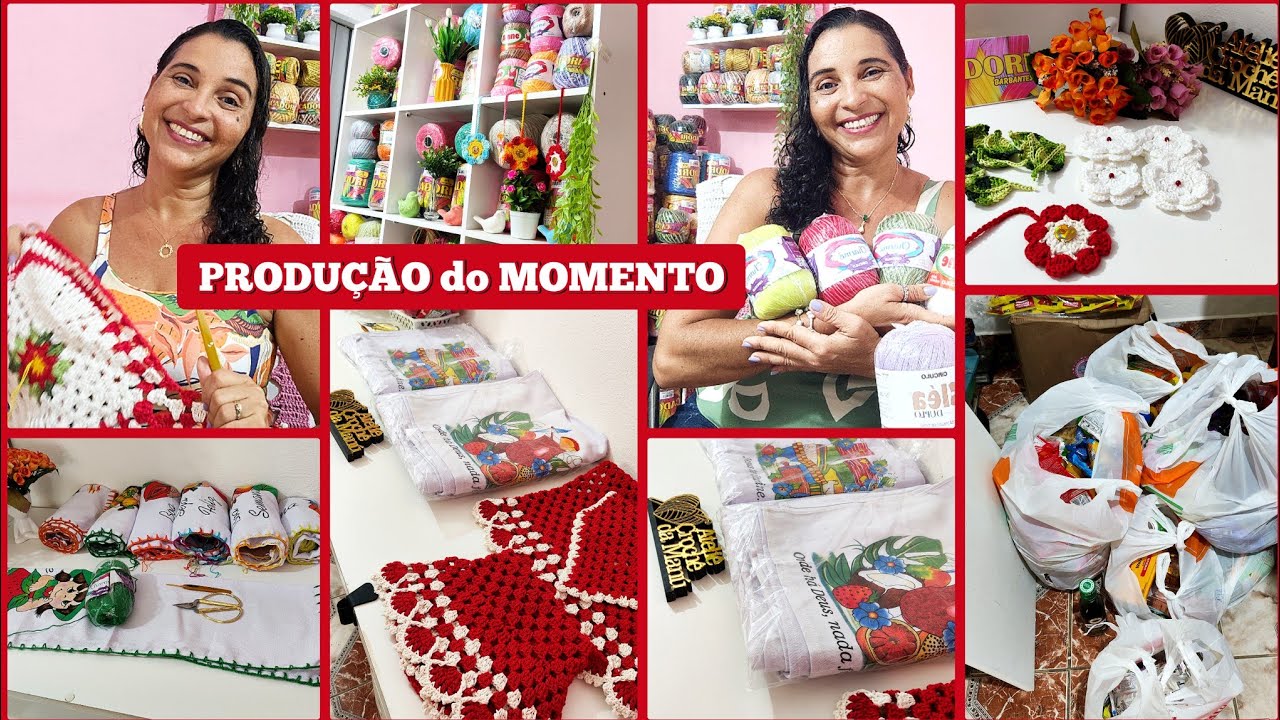 PRODUÇÃO do MOMENTO, vem conferir o que ando fazendo no meu ATELIÊ 🥰❤️💫