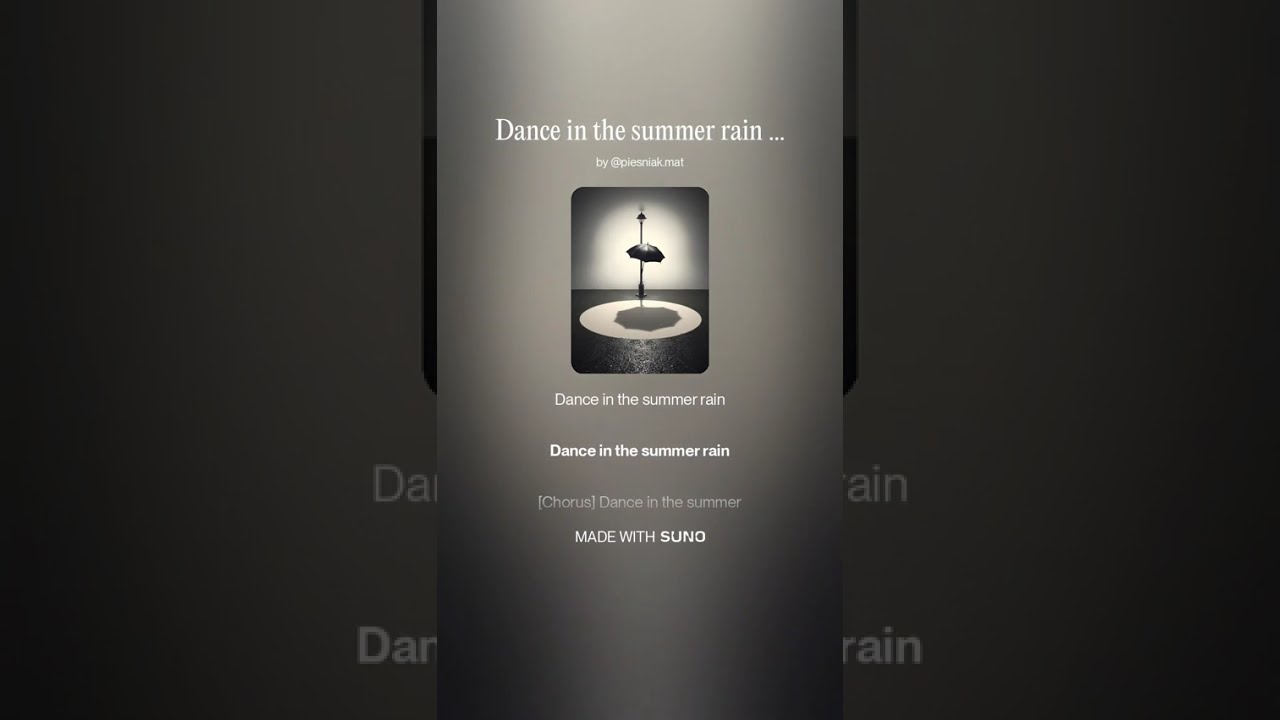 Mateusz Pieśniak - Dance in the summer rain