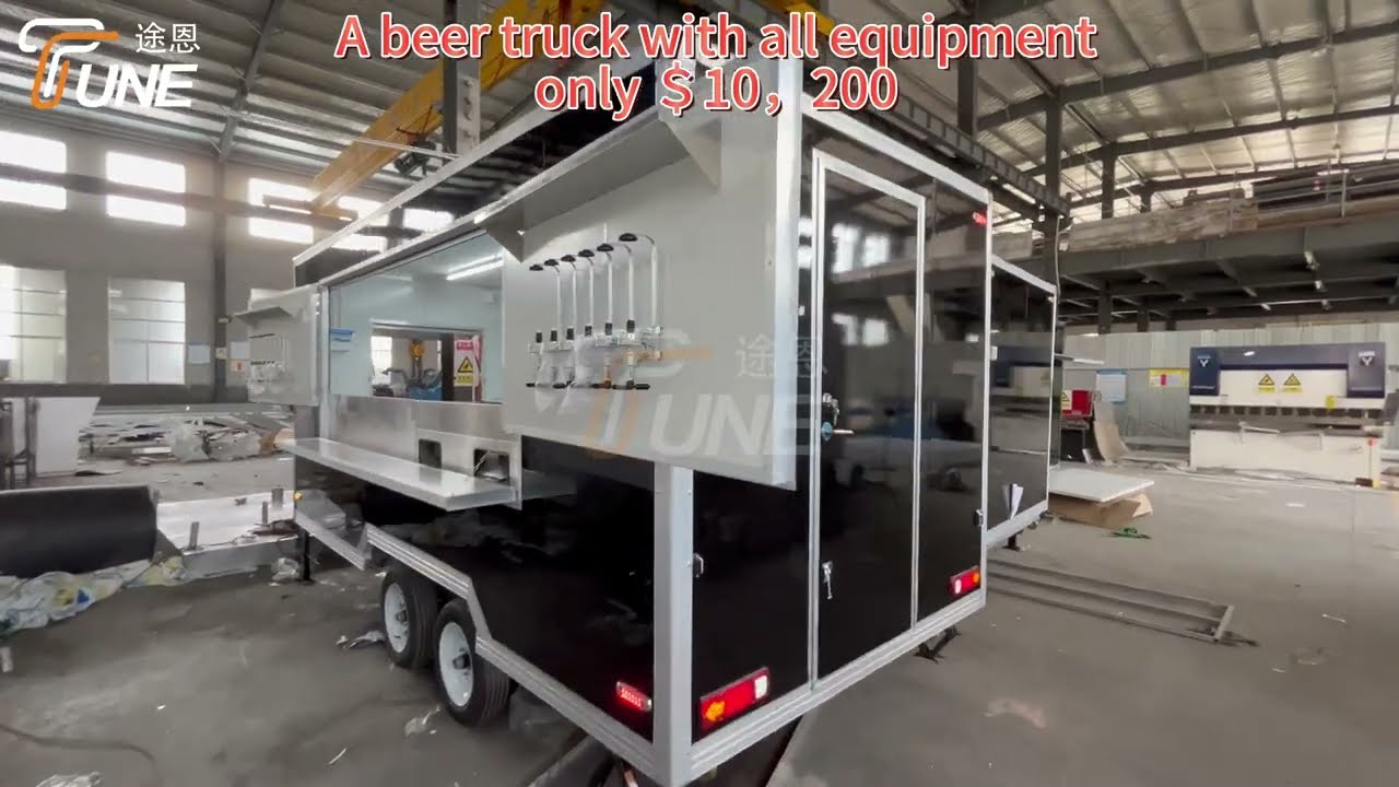 Mobile beer trailer