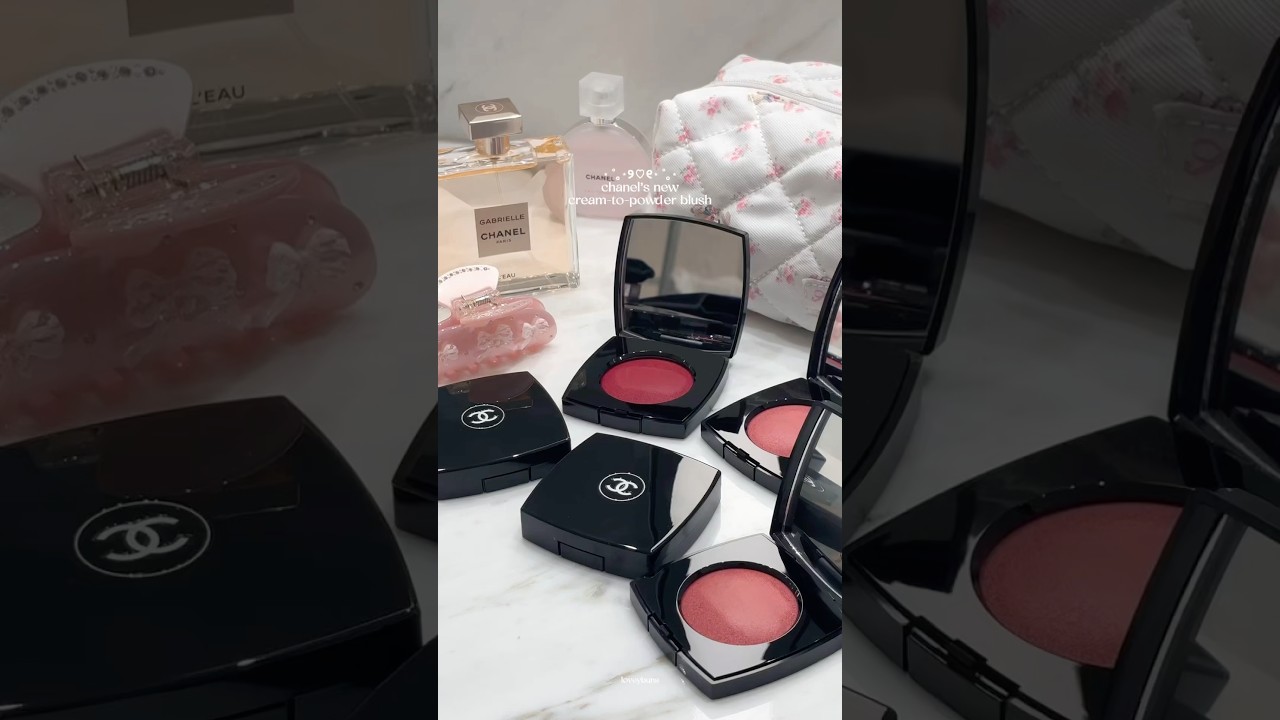 all shades chanel blushes 🎀🍒 #welovecoco#chanelbeauty#giftfromchanel#chanel#blush #makeup#beauty