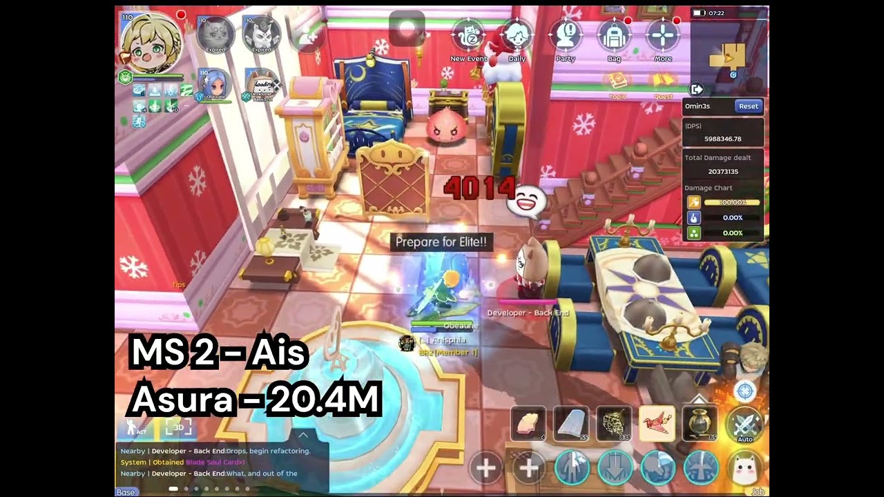 ROMC: Shura MS 2 and MS 3 (Damage Test - Beta Test Server)