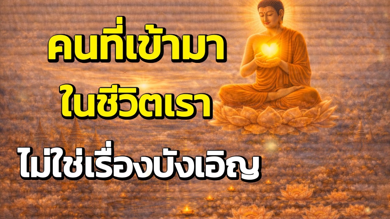 〈ฟังธรรมะก่อนนอน〉 | Ep.278 | คนที่เข้ามาในชีวิตเรา ไม่ใช่เรื่องบังเอิญ