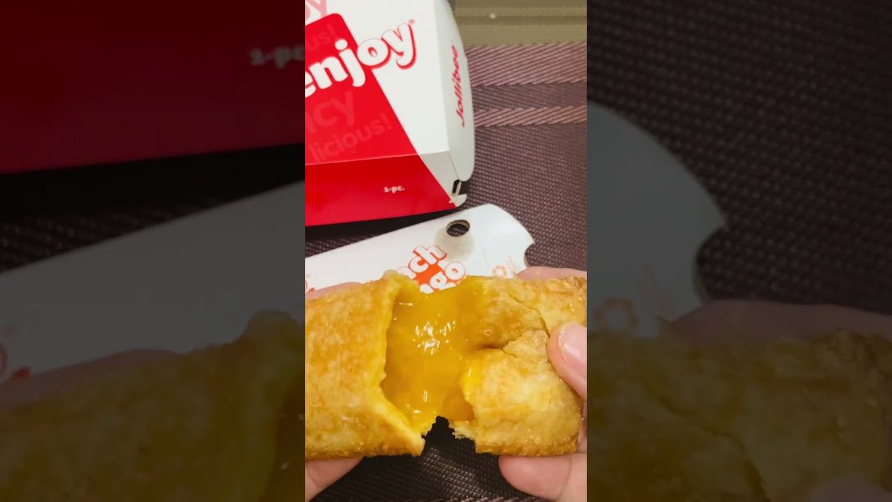 ASMR  🐝🐝JOLLIBEE Peach Mango 🍑🍑🥧🥧🌈🌈 #shorts #asmr