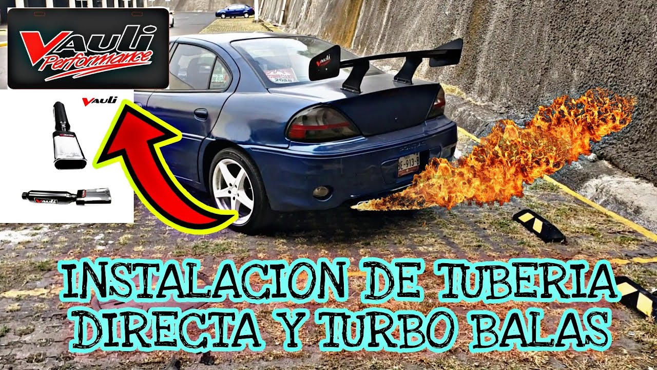💥💯INSTALACION DE TUBERIA DIRECTA Y TURBO BALAS DEPORTIVAS MARCA VAULI 💥💯 
