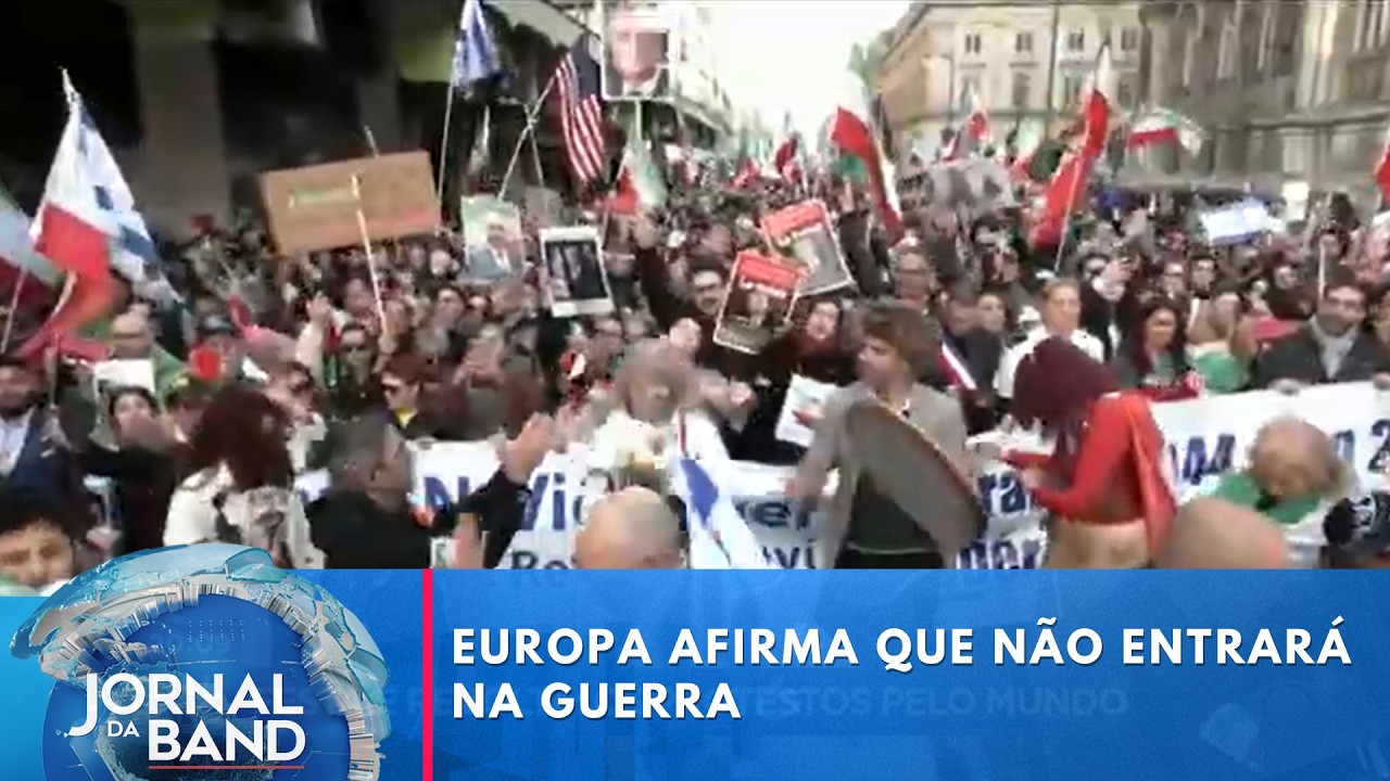 Países da Europa prometem ajuda a aliados contra o Irã | Jornal da Band