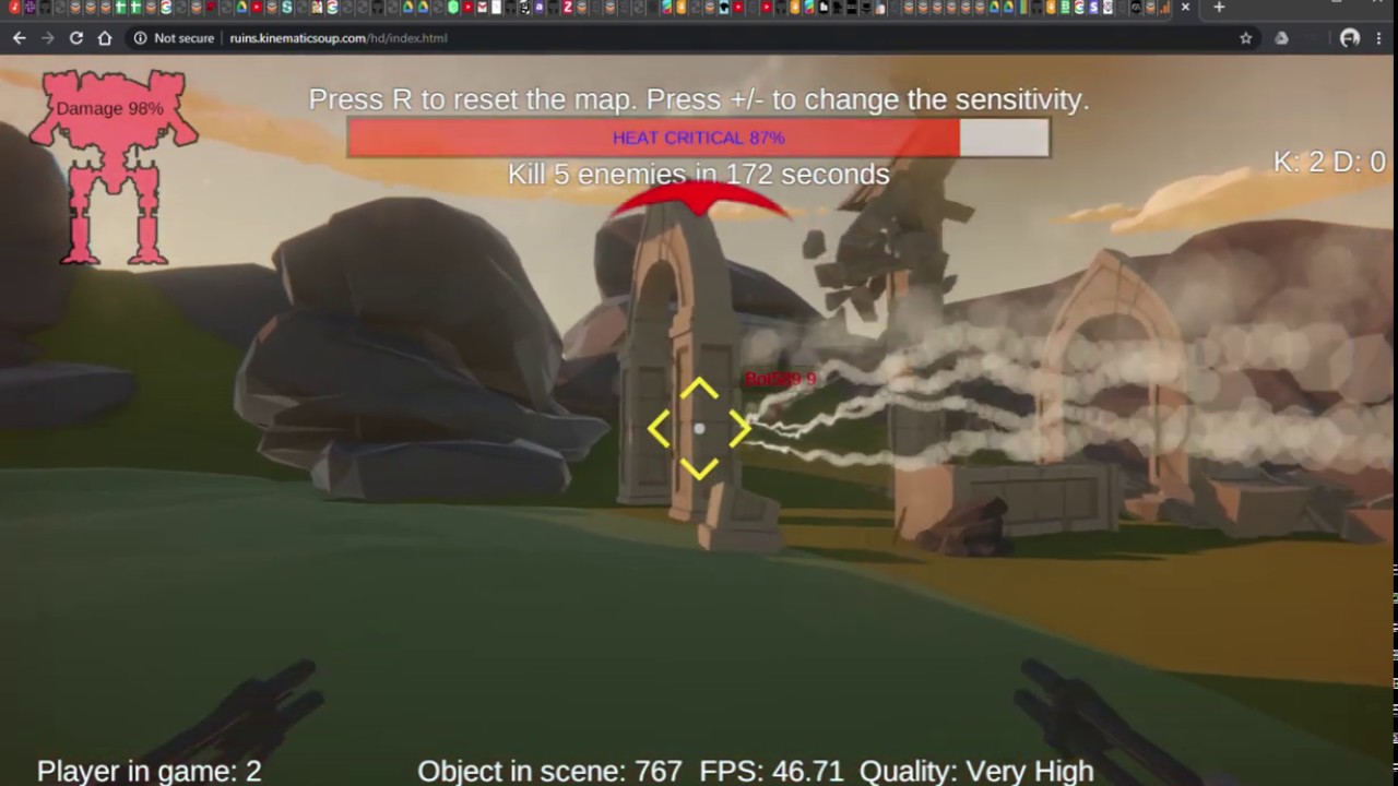 Real-time multiplayer with fully synced real-time physics!