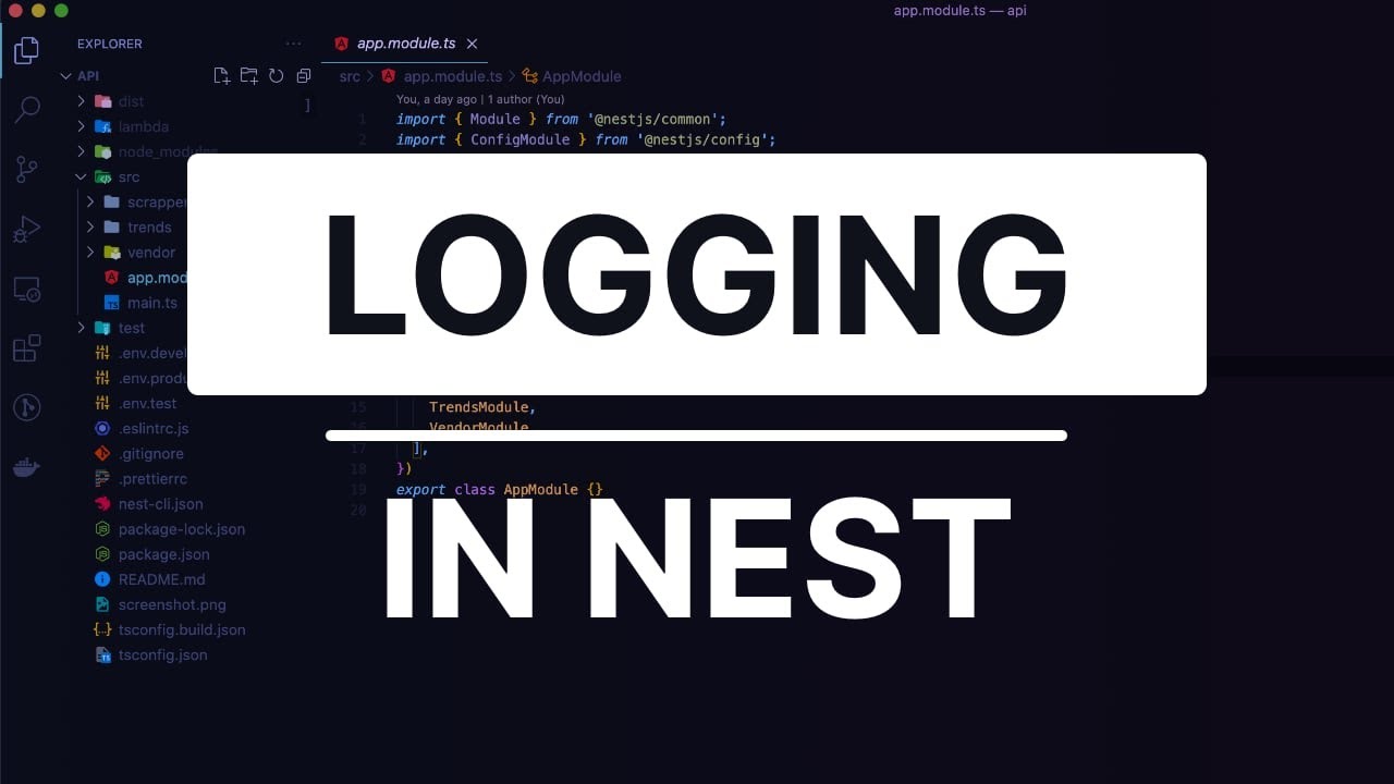 Учебное пособие по ведению журнала NestJs 2021