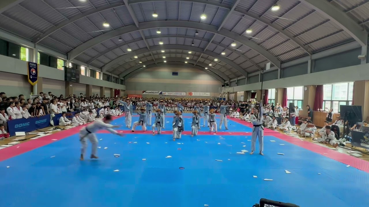 제1회 재능대학교총장기 & 문대성평화컵 태권도대회 개회식 시범 [ASURA 태권도 시범단]