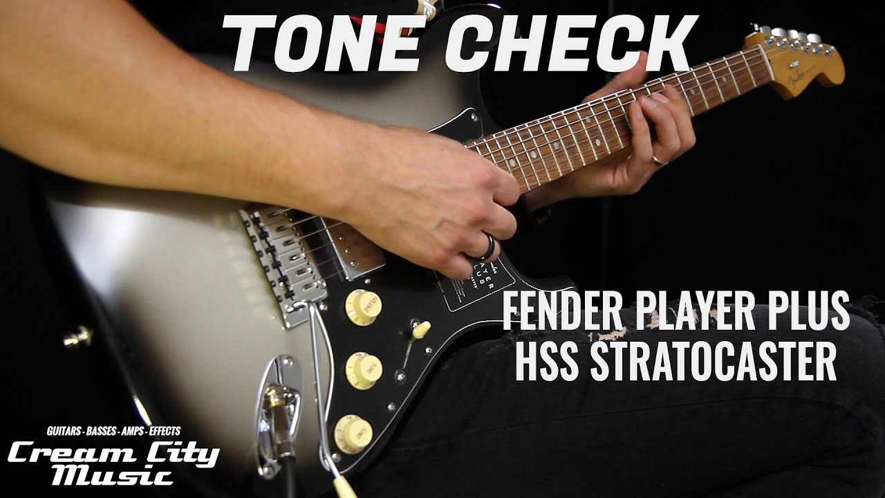 TONE CHECK: Fender Player Plus Stratocaster HSS Demo | No Talking