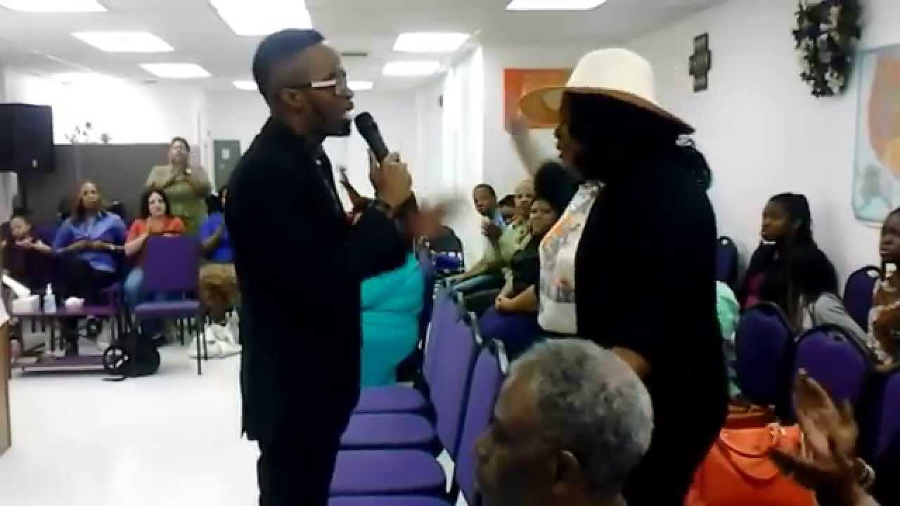 Prophet Hakeem Collins preached a message 