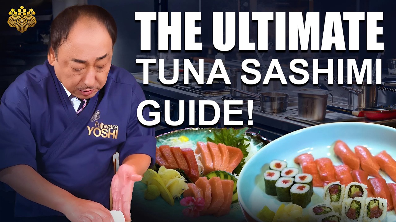 The REAL reason sashimi melts in your mouth! The PERFECT way to cut Otoro, Akami & Chutoro for sushi