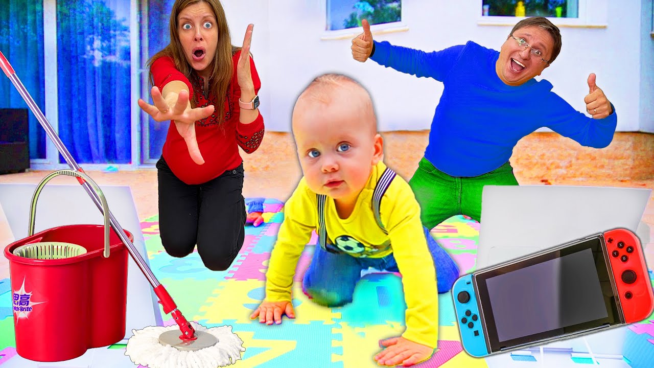 ⏰ 24 ore 👶 BEBELUȘUL ne controlează Viața 🍼 IONUȚ alege ce facem toată ZIUA 🤦‍♂️