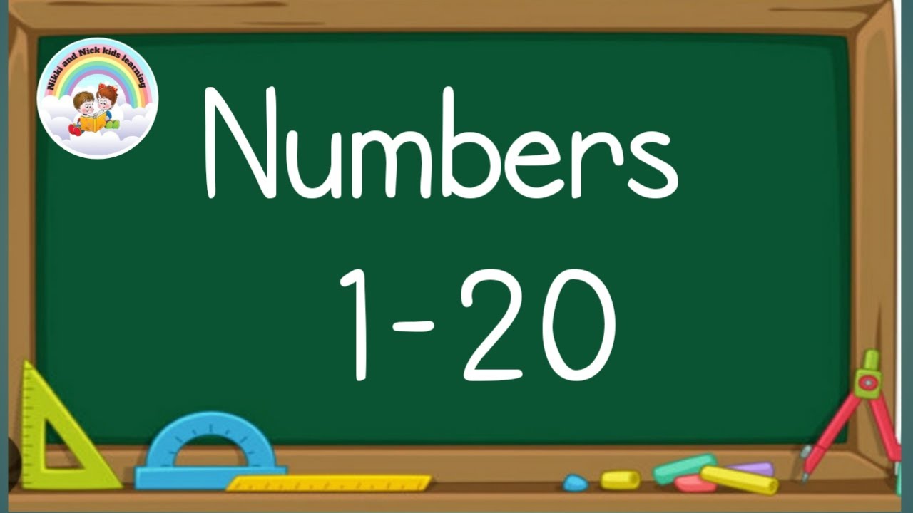 Learn 1 To 20 Numbers With Spelling/123 Learning Video Kids Number Spelling Reading for Toddlers